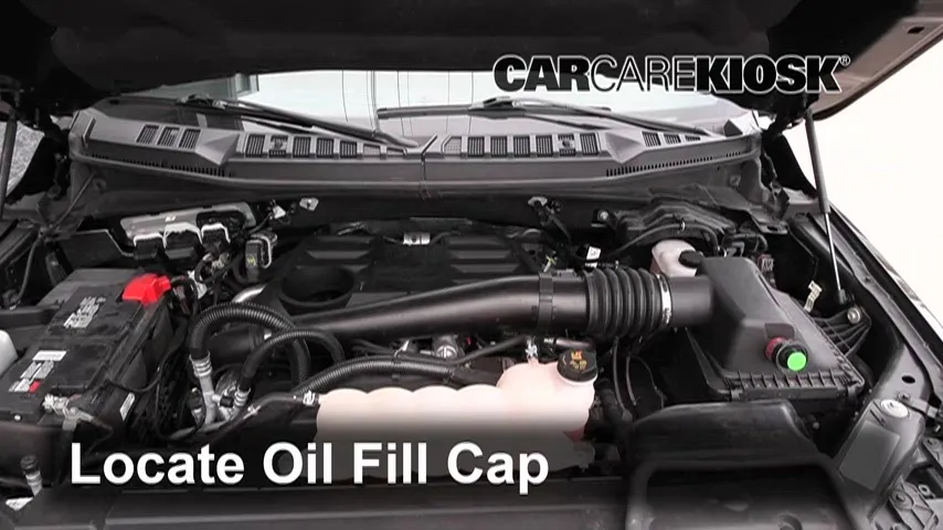 2018 Ford F-150 XLT 3.0L V6 Turbo Diesel Crew Cab Pickup Oil